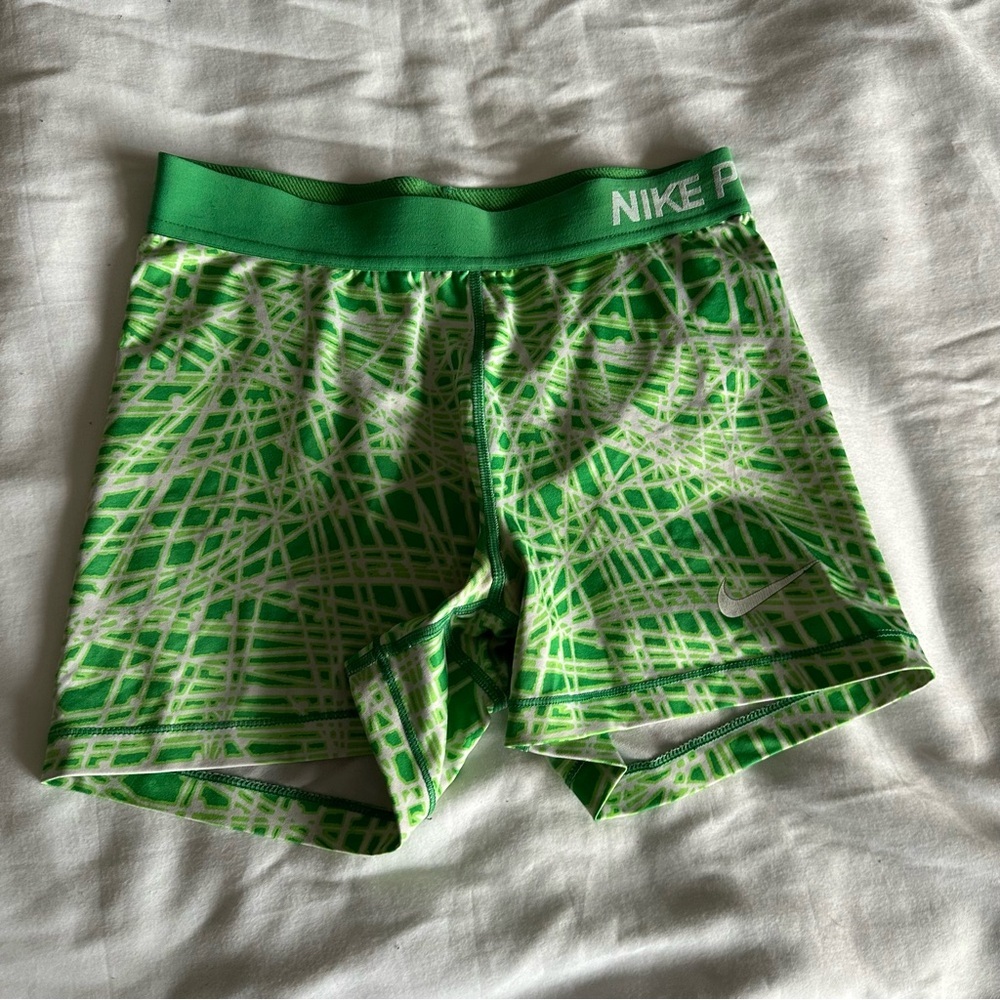 Green Nike Pros
